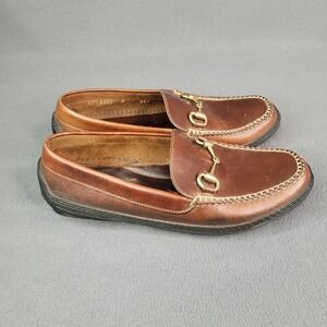Marmocs Handmade Slip-On Leather Horse Bit Loafers Shoes‎ Men's 7 M Driving
